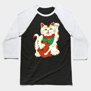 Maneki-neko Baseball T-Shirt